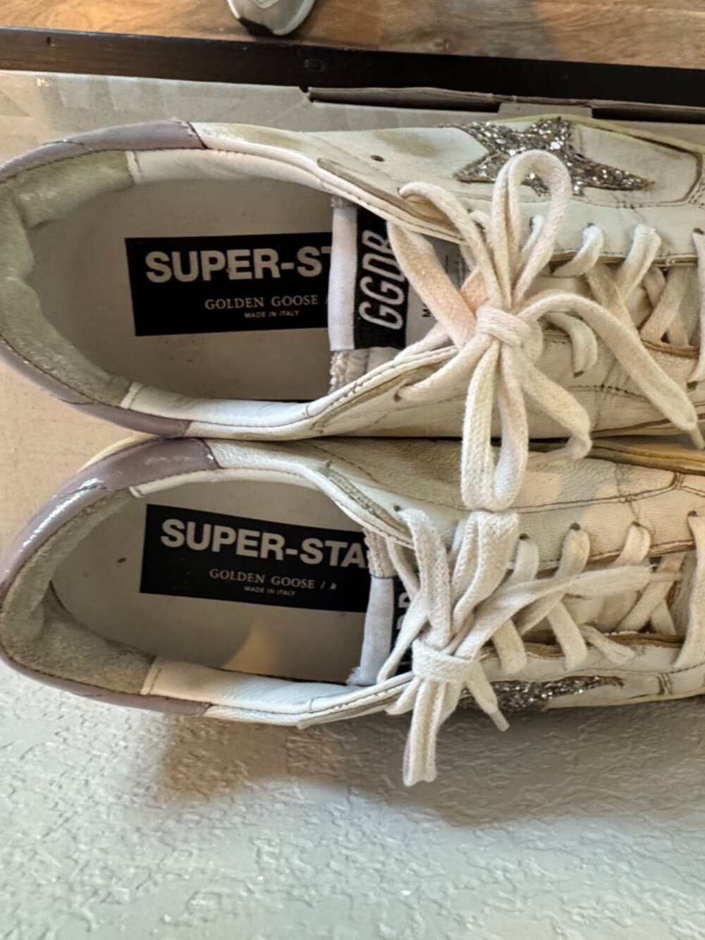 Golden Goose SuperStar Sneakers White Lavendar 36 6 - Picture 5 of 5
